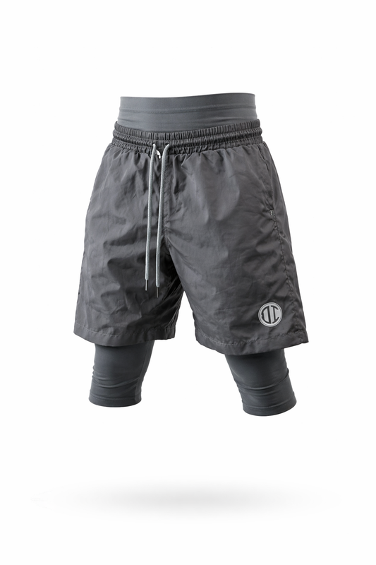 Awrah Cover Shorts - Gray