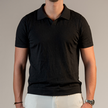 Merino Wool Knitted Polo